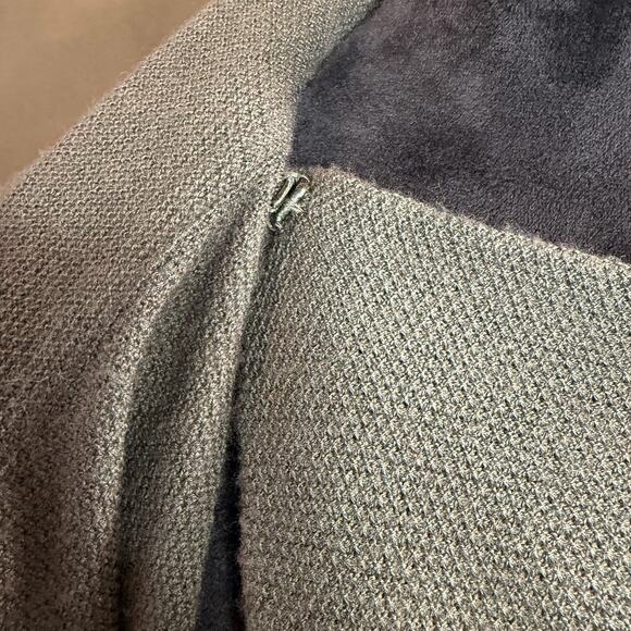 Tahari Merino Wool Blend Asymmetrical Sweater Tunic Olive Green Women’s S - Picture 7 of 12